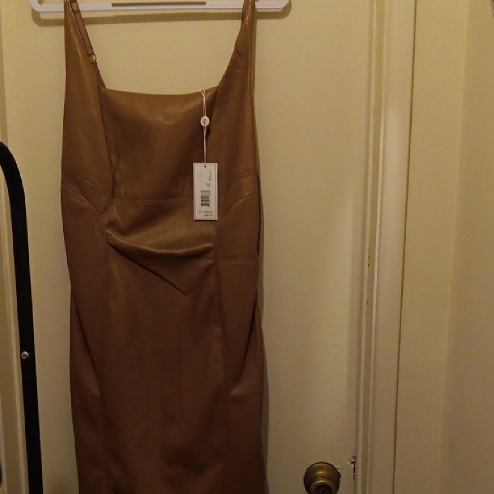 Elie Tahari Tan Dress